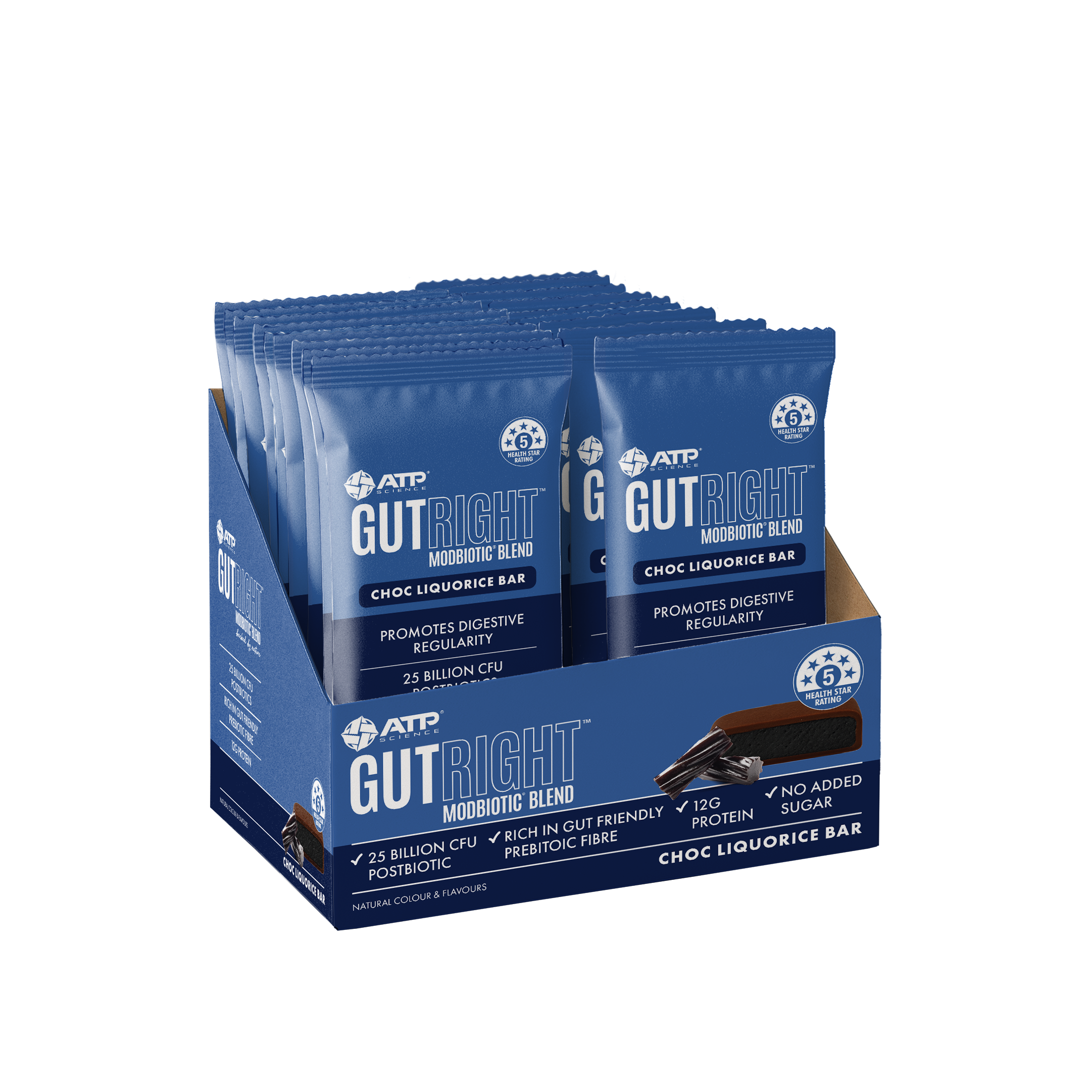 Gutright™ Bar Box of 18 - Liquorice