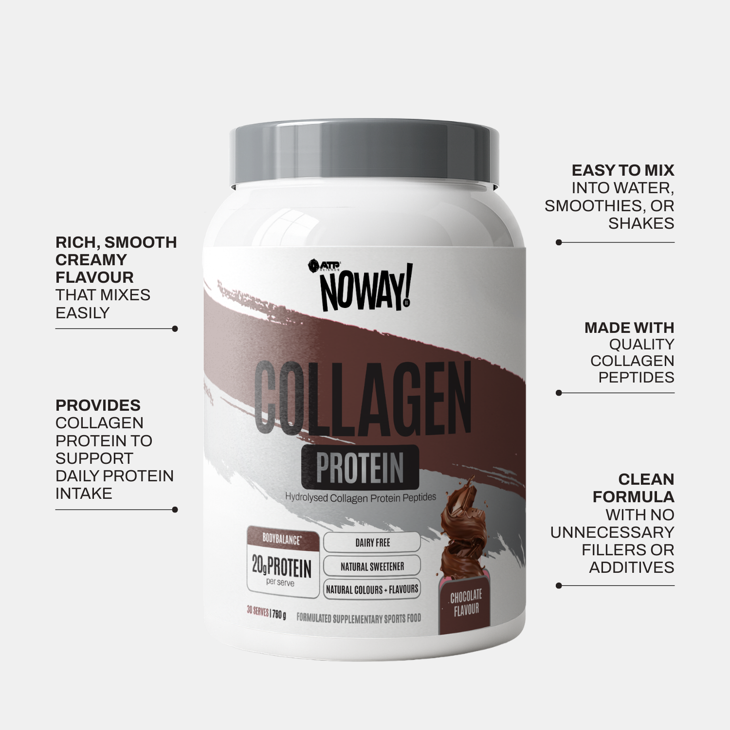 NOWAY!® Collagen Protein - Chocolate