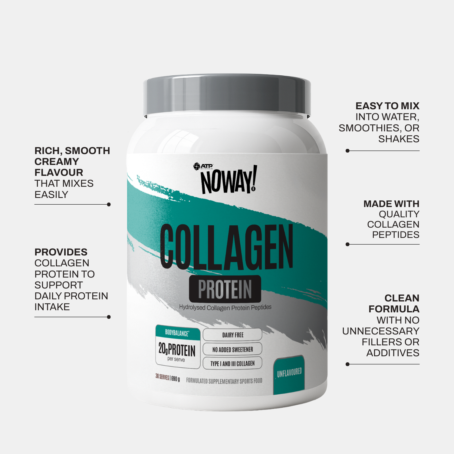 NOWAY!® Collagen Protein - Unflavoured