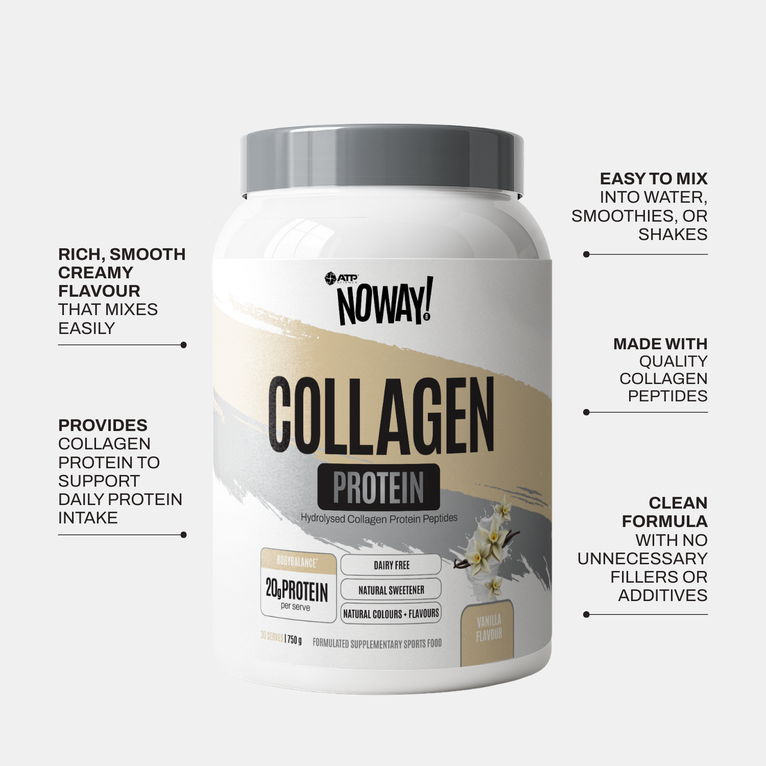 NOWAY!® Collagen Protein - Vanilla