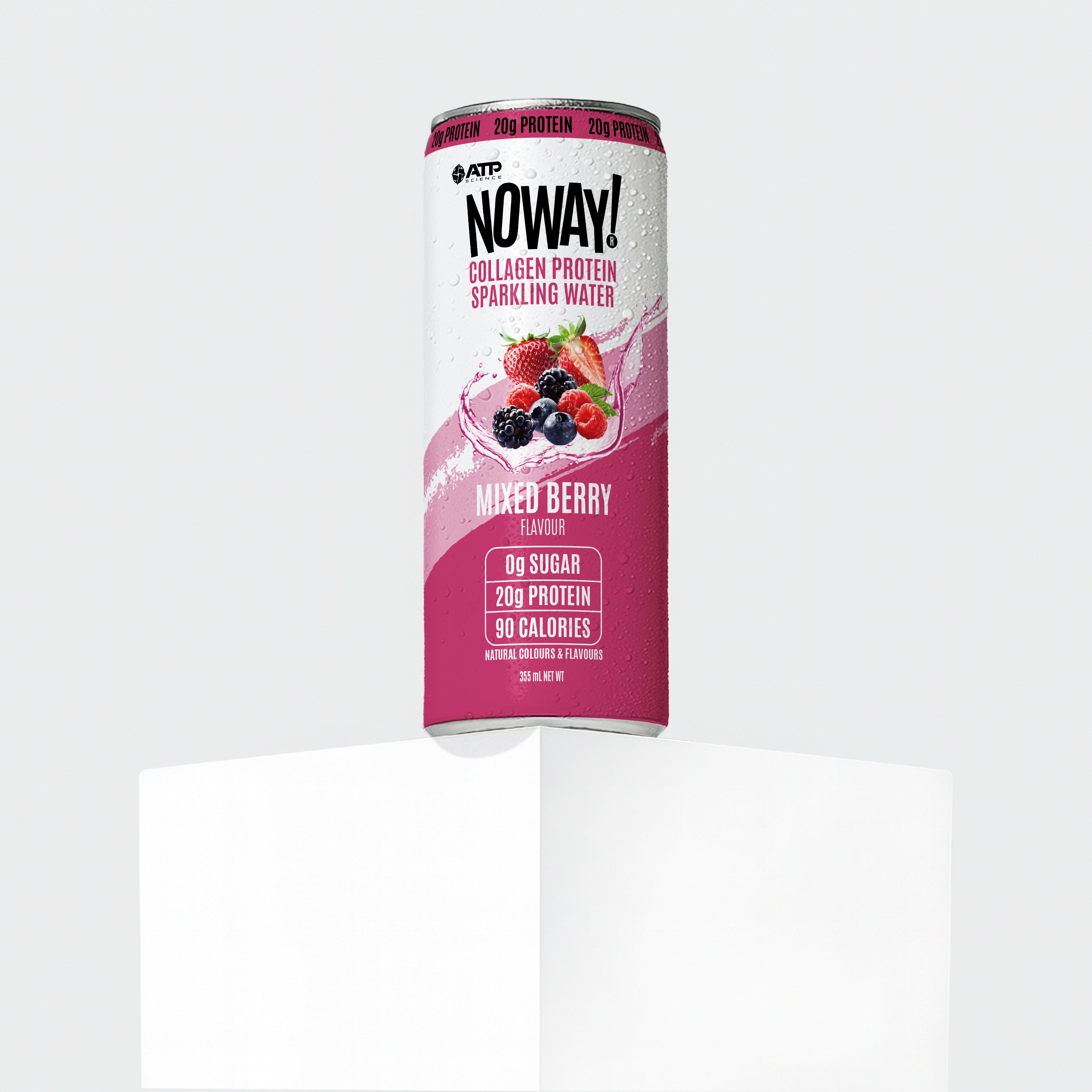 NOWAY!® Collagen Protein Sparkling Water - Mixed Berry