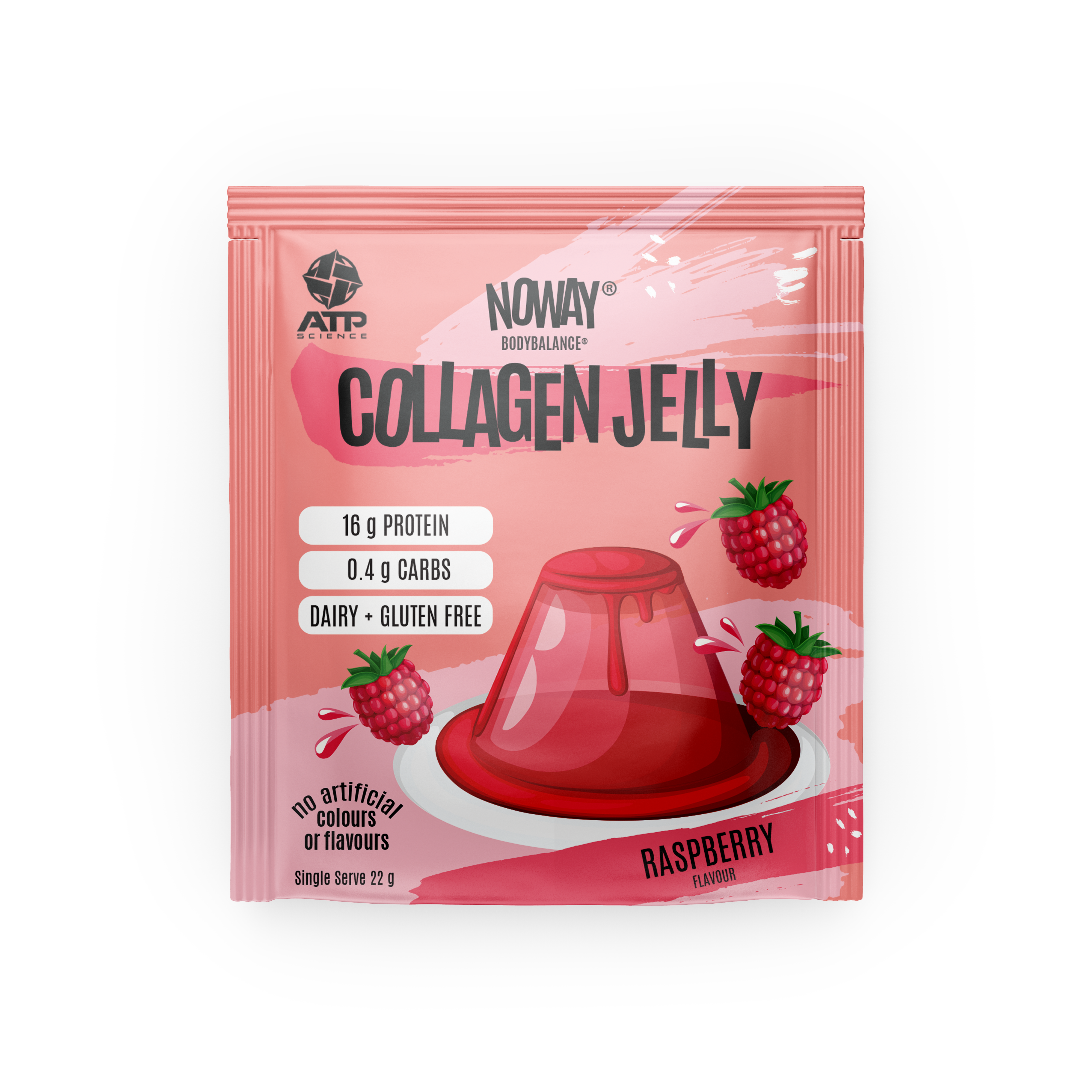 NOWAY!® Collagen Jelly Single Sachet - Raspberry