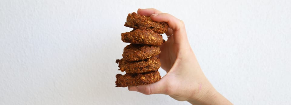 Pumpkin Spice Breakfast Cookies
