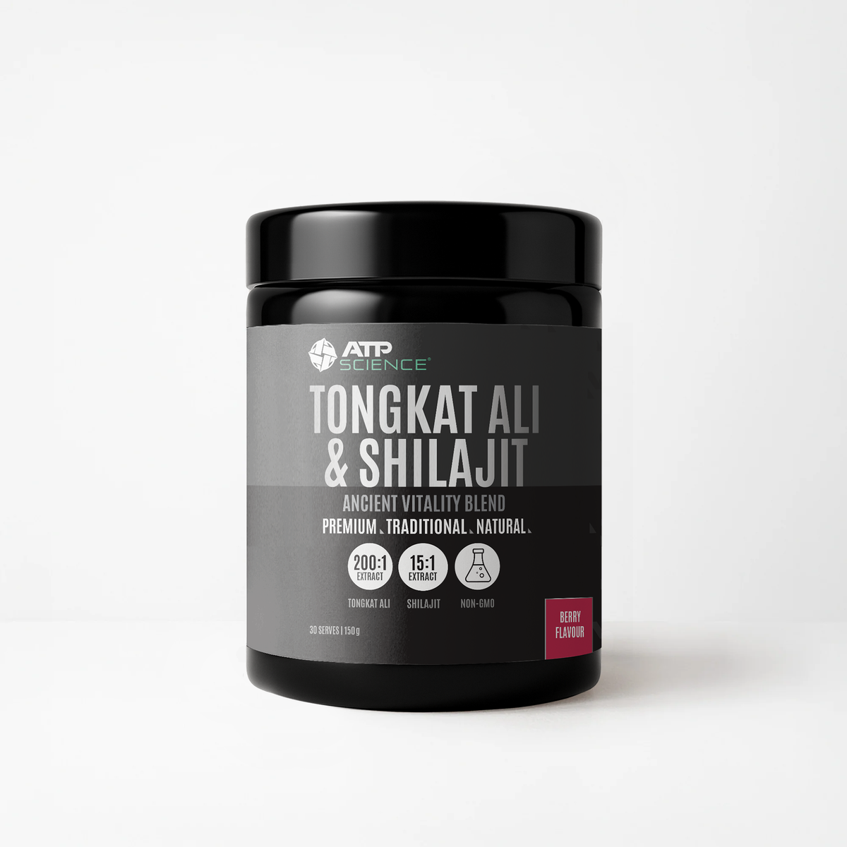 Tongkat Ali + Shilajit Powder - Berry