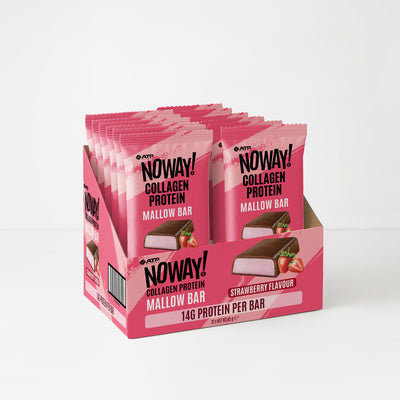 NOWAY!® Collagen Marshmallow Bar Box of 12 - Strawberry