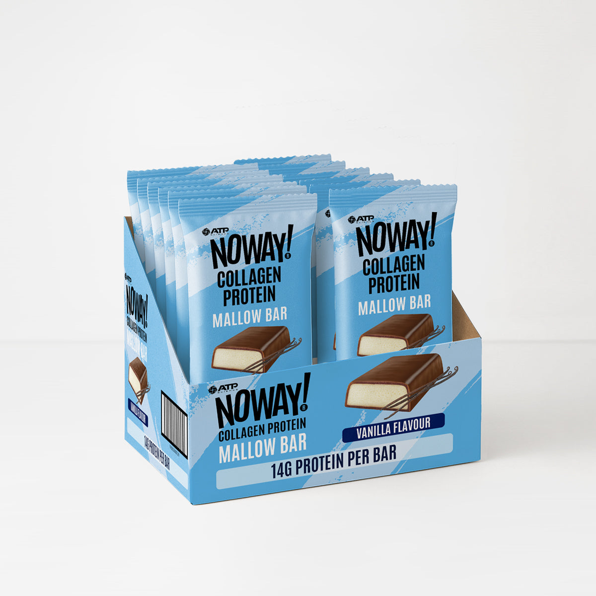 NOWAY!® Collagen Marshmallow Bar Box of 12 - Vanilla