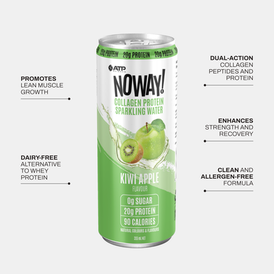 NOWAY!® Collagen Protein Sparkling Water - Kiwi Apple