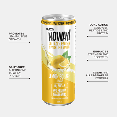 NOWAY!® Collagen Protein Sparkling Water - Lemon Squash