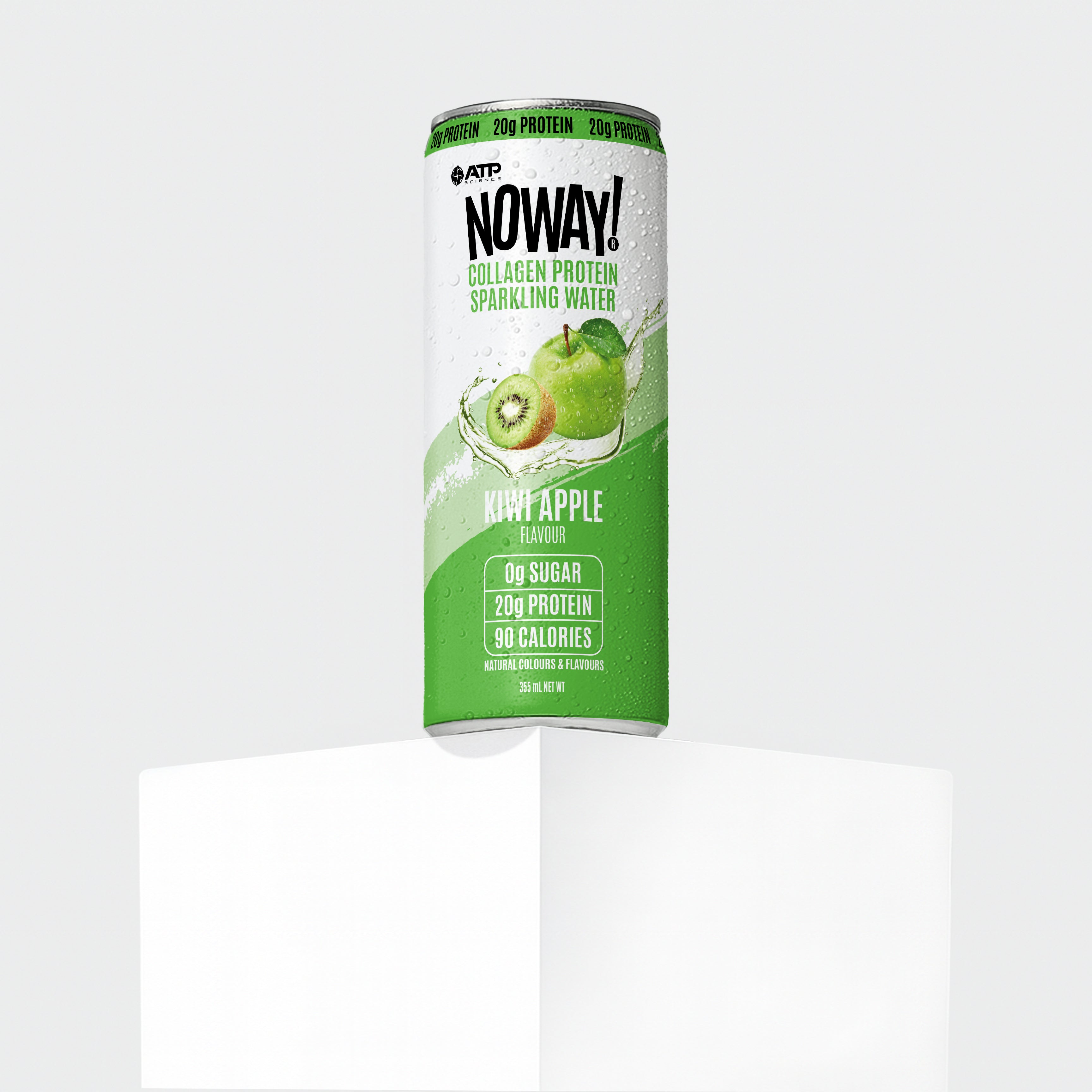 NOWAY!® Collagen Protein Sparkling Water - Kiwi Apple