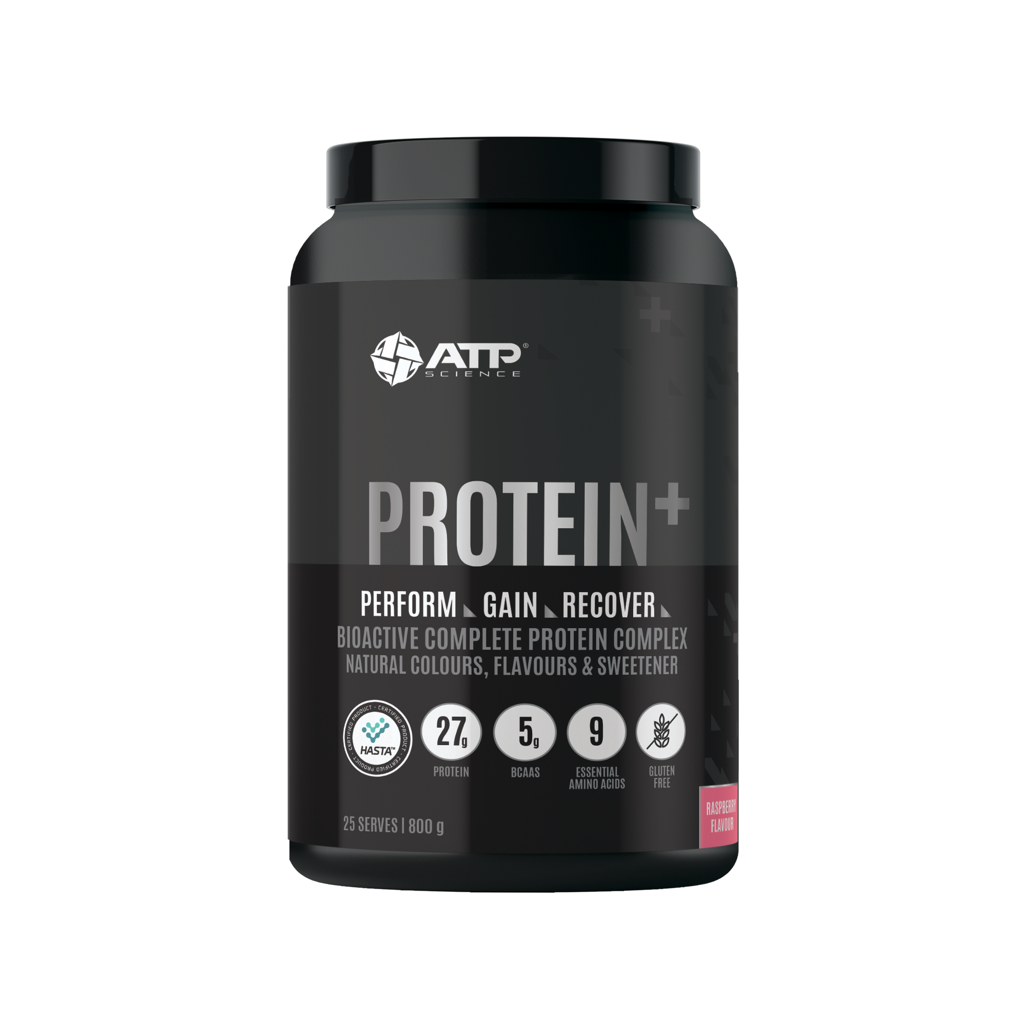 Protein Plus - Raspberry | HASTA Certified | 27g Protein | ATP Science