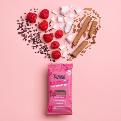 GOODGUT™ Gut Support Bar Box of 12 - Raspberry