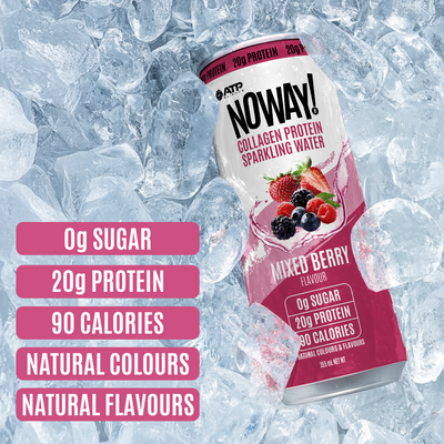 NOWAY!® Collagen Protein Sparkling Water - Mixed Berry
