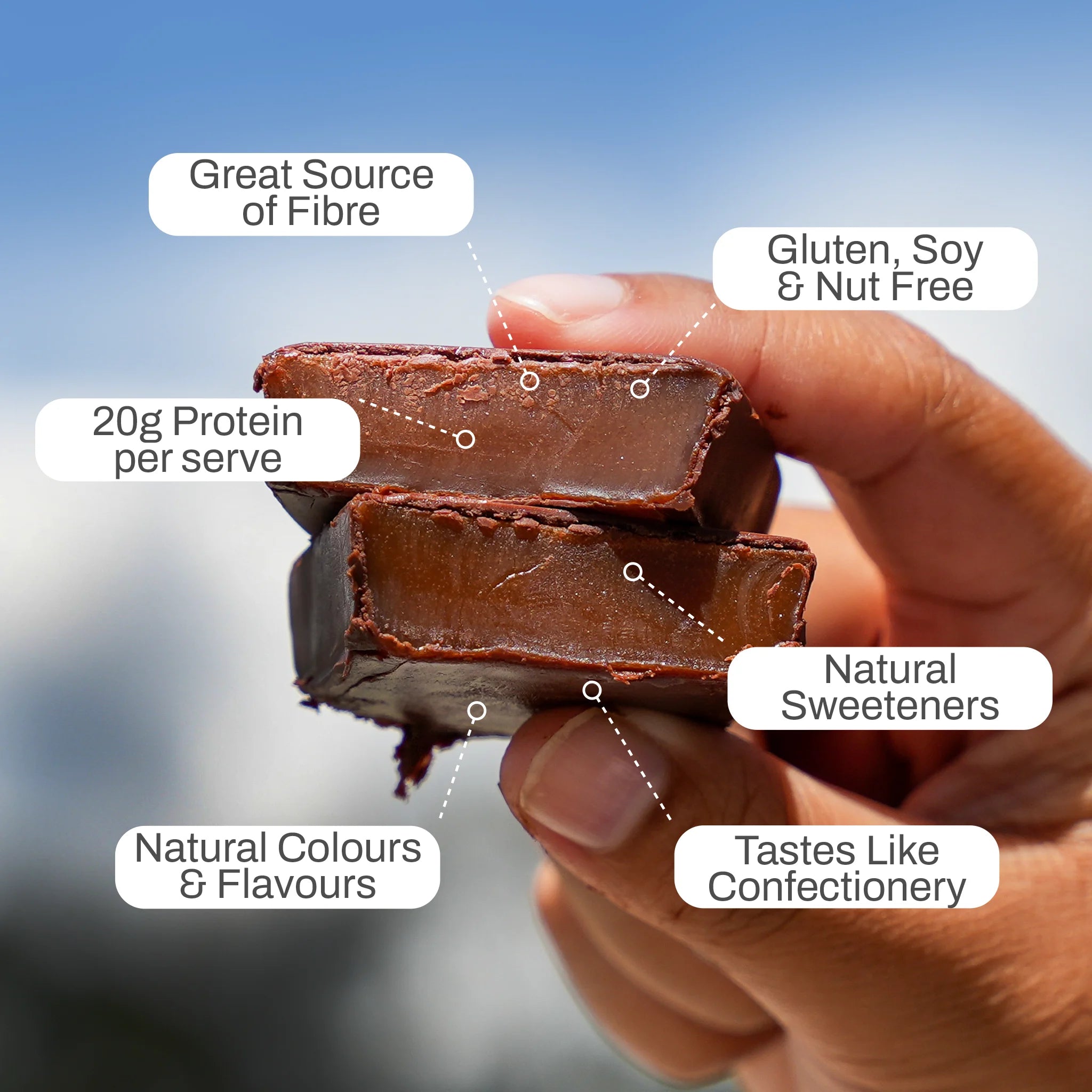 NOWAY!® Collagen Jelly Bar Box of 12 - Pineapple