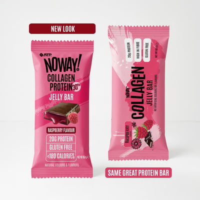 NOWAY!® Collagen Jelly Bar Box of 12 - Raspberry