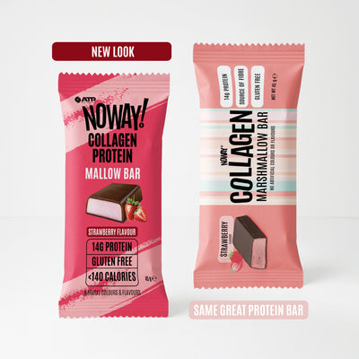NOWAY!® Collagen Marshmallow Bar Box of 12 - Strawberry