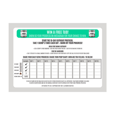 10 Day Challenge Card